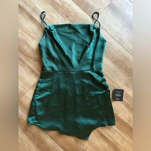 LULUS SATIN ROMPER